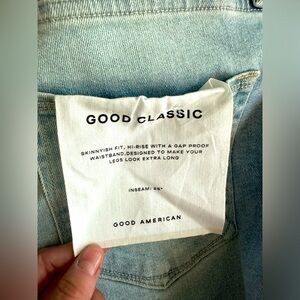 Good American Good Classic 28” Inseam Size 14 Jeans